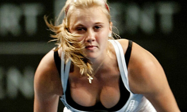 Ble kjent som «Danmarks tennisbabe» etter dette bildet